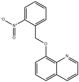 8-(2-硝基苄氧基)喹啉, 82131-87-1, 结构式