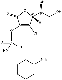 L-Ascorbic Acid 2-(Dihydrogen Phosphate) CyclohexanaMine-13C6 Structure