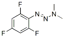 1-(2,4,6-Trifluorophenyl)-3,3-dimethyltriazene 结构式