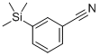 3-(三甲硅基)苄腈 结构式