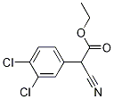 Benzeneacetic acid, 3,4-dichloro-a-cyano-, ethyl ester Structure