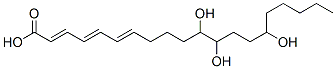 11,12,15-trihydroxyeicosatrienoic acid Struktur
