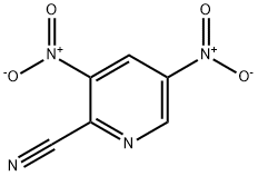 3,5-DINITROPYRIDINE-2-CARBONITRILE 结构式