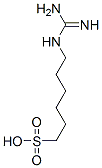 6-guanidinohexanesulfonic acid Structure