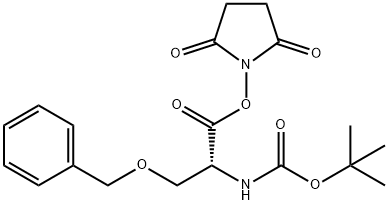 BOC-D-SER(BZL)-OSU 化学構造式