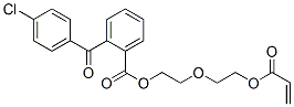 2-[2-[(1-oxo-2-propenyl)oxy]ethoxy]ethyl 2-(4-chlorobenzoyl)benzoate 结构式
