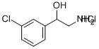 2-AMINO-1-(3-CHLORO-PHENYL)-ETHANOL HCL Struktur