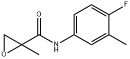 Oxiranecarboxamide, N-(4-fluoro-3-methylphenyl)-2-methyl- (9CI) Structure