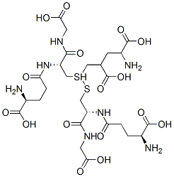 glutathione, S-(4-amino-2,4-dicarboxybutyl)- Structure