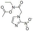 N (2-hydroxyethyl)-2-nitroimidazole-1-acetamide acetate Structure