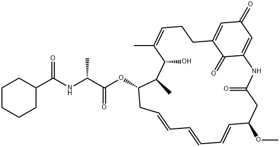 安三烯菌素A, 82189-03-5, 结构式