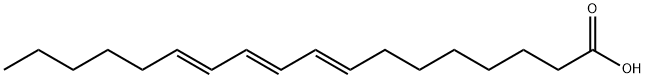 (8E,10E,12E)-8,10,12-Octadecatrienoic acid Structure