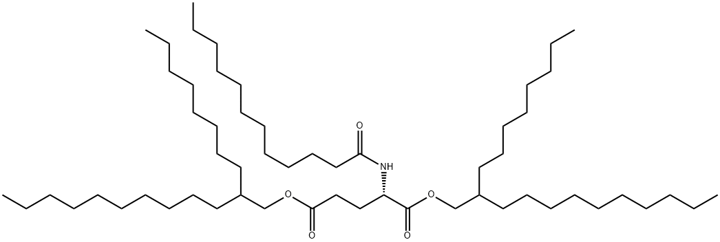二辛基十二醇月桂酰谷氨酸酯, 82204-94-2, 结构式