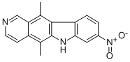 8-nitroellipticine 结构式