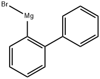 2-ビフェニルマグネシウムブロミド 溶液 化学構造式
