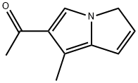 Ethanone, 1-(7-methyl-3H-pyrrolizin-6-yl)- (9CI) Struktur