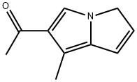 Ethanone, 1-(7-methyl-3H-pyrrolizin-6-yl)- (9CI) Structure