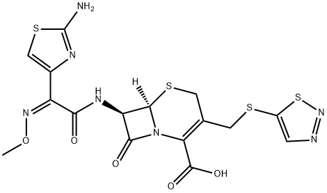 头孢唑喃, 82219-78-1, 结构式