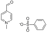 N-甲基吡啶-4-羰甲醛苯磺酸盐,82228-89-5,结构式