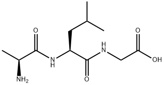 DL-ALA-DL-LEU-GLY 化学構造式