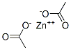 Zinc acetate Basic Struktur