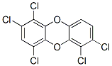 1,2,4,6,7-ペンタクロロジベンゾ-p-ジオキシン 化学構造式