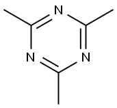 トリメチル-1,3,5-トリアジン 化学構造式