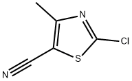 2-氯-4-甲基噻唑-5-甲腈, 82301-29-9, 结构式
