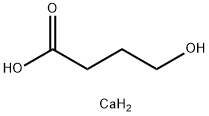 calcium bis(4-hydroxybutyrate) Struktur