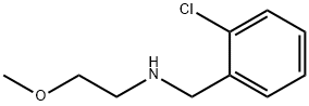 (2-クロロベンジル)(2-メトキシエチル)アミン 化学構造式