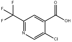 5-Chloro-2-(trifluoromethyl)isonicotinic acid Struktur