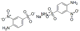 4-氨基-3-硝基苯磺酸铵钠盐 结构式