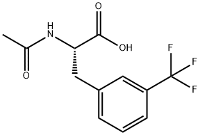 AC-DL-PHE(3-CF3)-OH 化学構造式