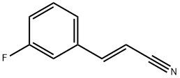 (E)-3-(3-氟苯基)丙烯腈, 82344-56-7, 结构式