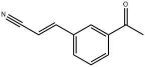 2-Propenenitrile, 3-(3-acetylphenyl)-, (E)- (9CI) Structure