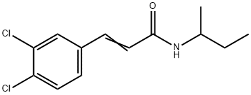 3,4-dichlorophenyl propenylisobutylamide Structure