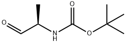 (R)-2-(叔丁氧羰基氨基)丙醛, 82353-56-8, 结构式