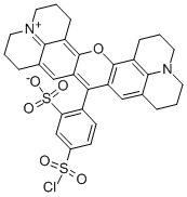 SULFORHODAMINE 101 ACID CHLORIDE Structure