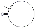 3-メチルシクロペンタデセン-1-オン 化学構造式