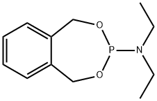O-キシリレンN,N-ジエチルホスホロアミダイト 化学構造式