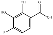 Benzoic  acid,  4-fluoro-2,3-dihydroxy- Struktur