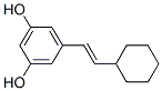 1,3-Benzenediol, 5-[(1E)-2-cyclohexylethenyl]- (9CI) Structure