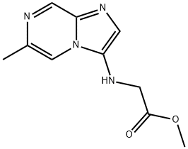 Glycine, N-(6-methylimidazo[1,2-a]pyrazin-3-yl)-, methyl ester (9CI) Struktur