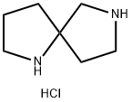 1,7-ジアザスピロ[4.4]ノナン二塩酸塩 化学構造式