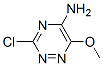 1,2,4-Triazin-5-amine,  3-chloro-6-methoxy- Structure