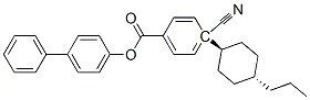 4-Cyano-4'-biphenylyl 4-(trans-4-propylcyclohexyl) benzoate Structure