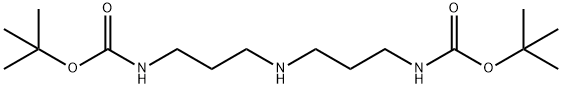 1,9-双-BOC-1,5,9-三氮杂壬烷, 82409-02-7, 结构式