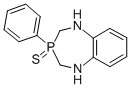 1H-1,5,3-Benzodiazaphosphepine, 2,3,4,5-tetrahydro-3-phenyl-, 3-sulfid e Structure