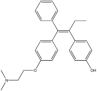 4Hydroxy Tamoxifen Structure