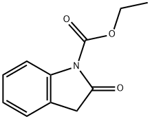 2-oxo-2,3-dihydroindole-1-carboxylic acid ethyl ester Structure